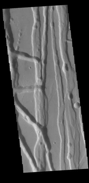 NASA image: Tractus Fossae