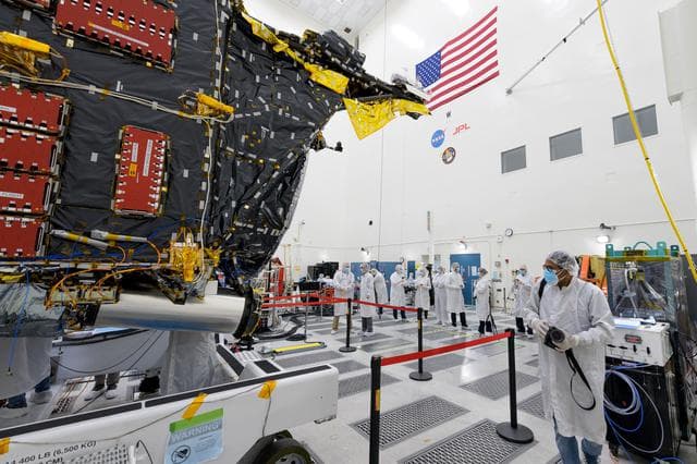 NASA image: NASA Shows Off Psyche Spacecraft to Media