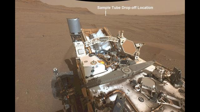 NASA image: Perseverance's View of Possible Future Sample Cache Depot Site