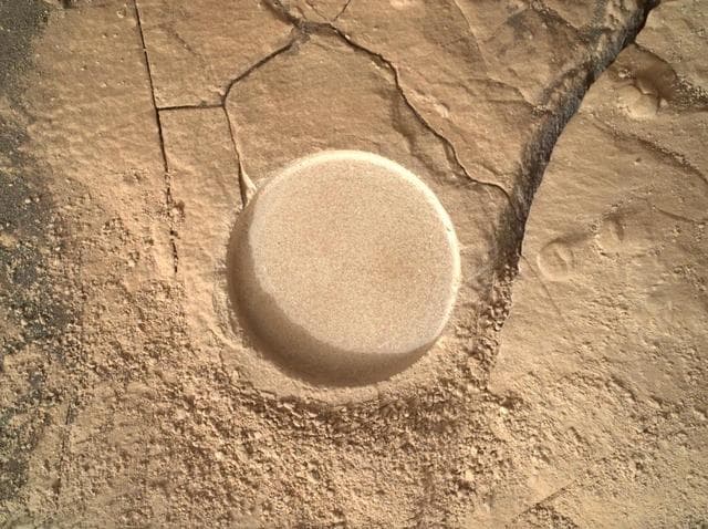 NASA image: Zooming in on Perseverance Rover's Wildcat Ridge Abrasion Patch