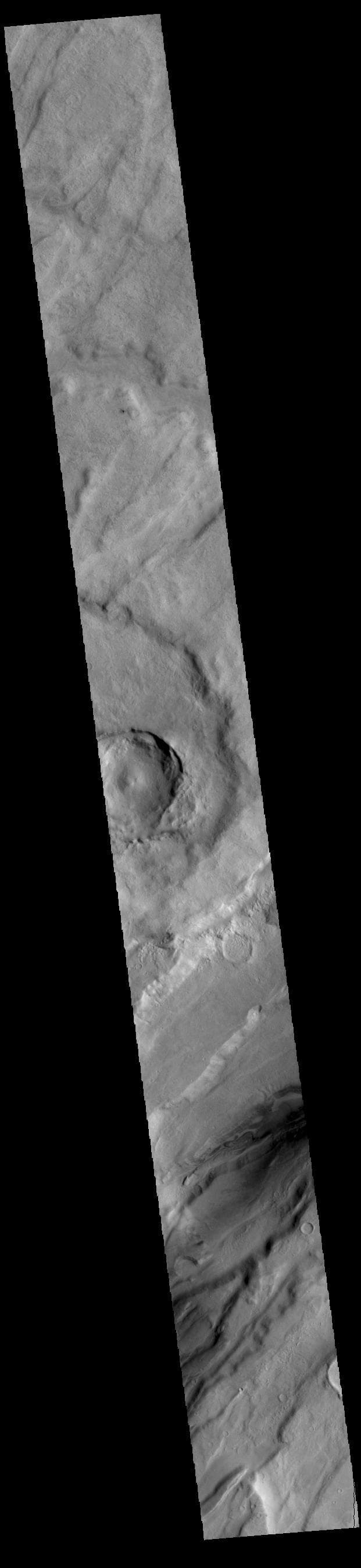 NASA image: Mareotis Fossae