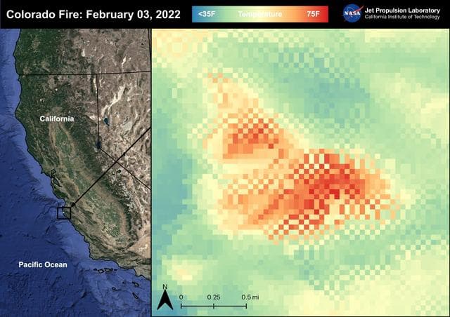 NASA image: Colorado Fire