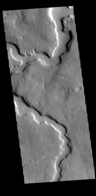 NASA image: Clasia Vallis