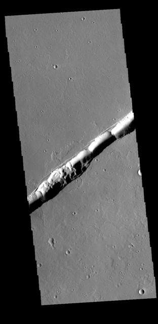 NASA image: Labeatis Fossae