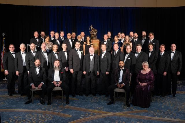 NASA image: NASA's Mars Helicopter Team Members With Collier Trophy