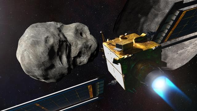NASA image: NASA's DART at the Didymos System