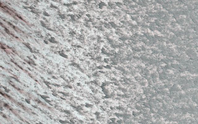 NASA image: Rapid Changes on the North Polar Cap