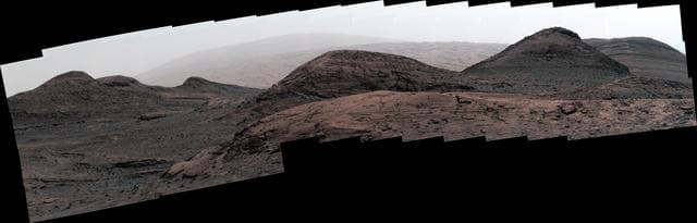 NASA image: Curiosity's View of Haze During Dust Season