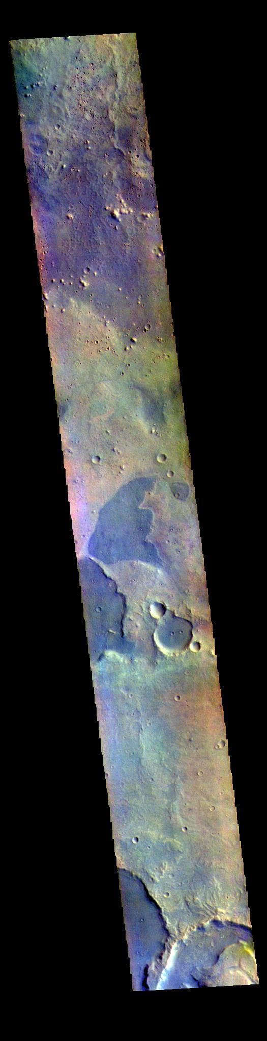NASA image: Arabia Terra - False Color