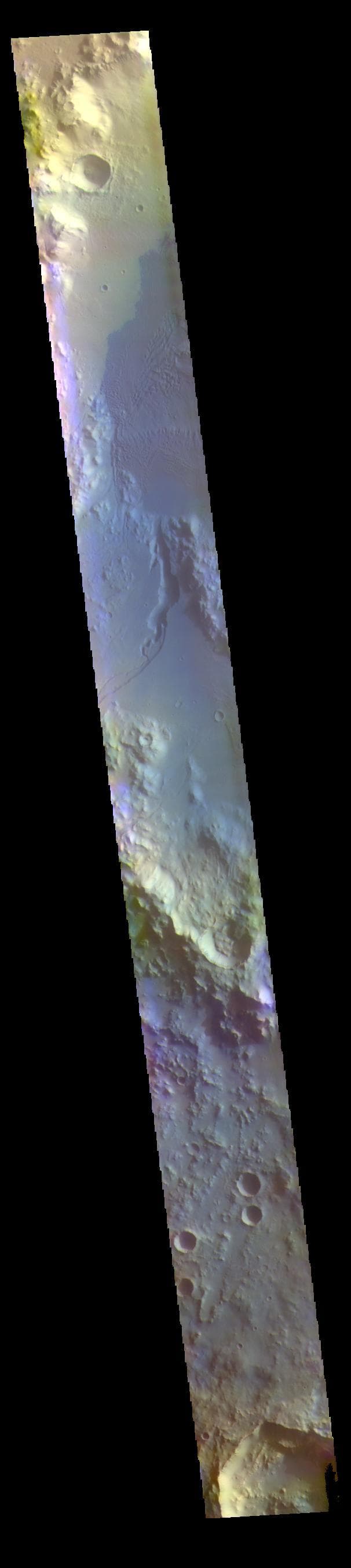 NASA image: Gale Crater - False Color