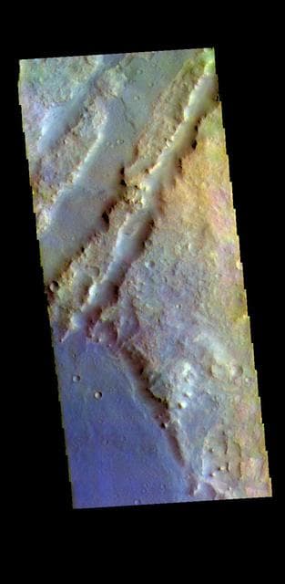 NASA image: Nili Fossae - False Color