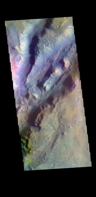 NASA image: Nili Fossae - False Color