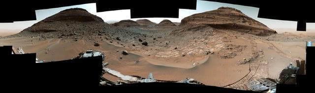 NASA image: Curiosity's View of Paraitepuy Pass