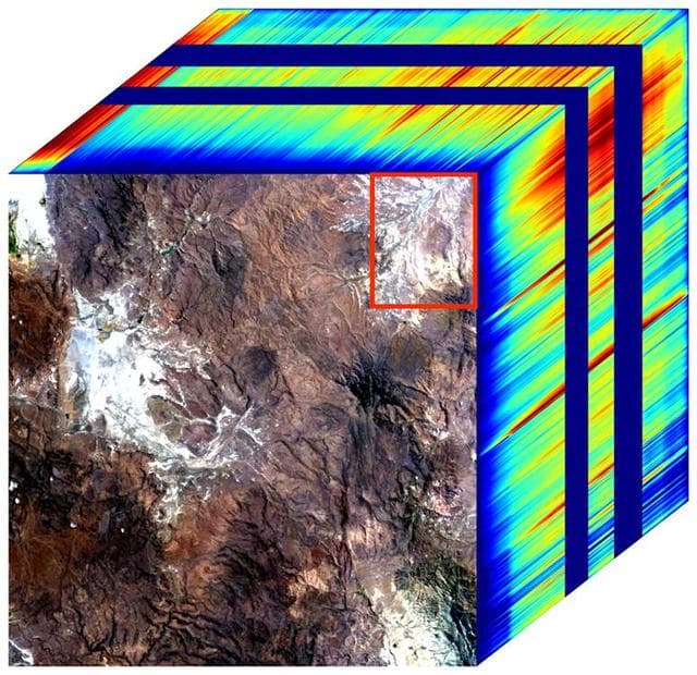 NASA image: NASA's EMIT Generates Image Cube of Surface Minerals in Northwest Nevada