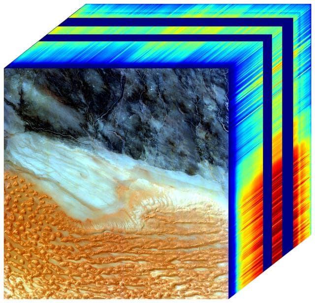 NASA image: NASA's EMIT Mission Generates Image Cube of Surface Minerals in Southwestern Libya