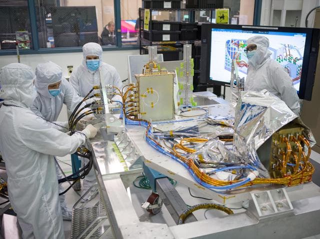 NASA image: Engineers Assemble Electronics Layer on Roman Coronagraph Instrument