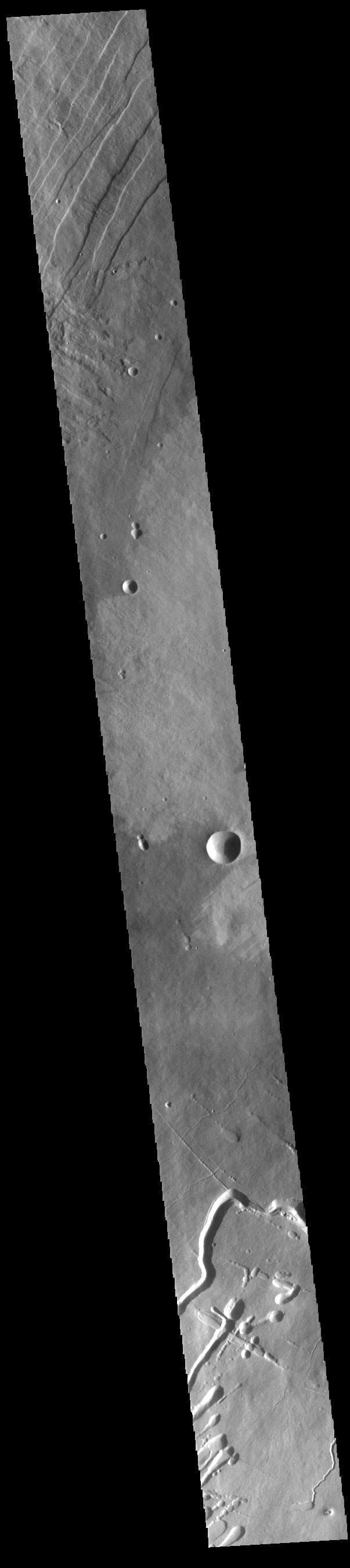 NASA image: Pavonis Mons Flank