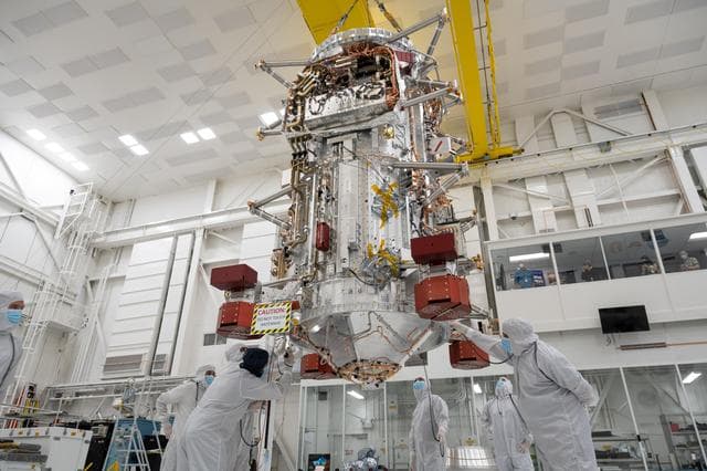 NASA image: The Lift: NASA's Europa Clipper Moves Into Position