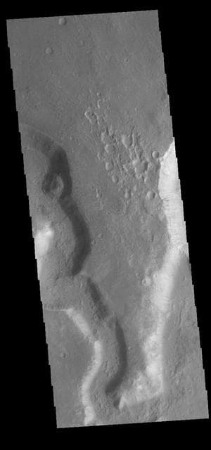 NASA image: Uzboi and Nirgal Valles