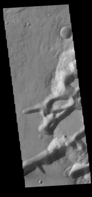 NASA image: Mangala Fossae