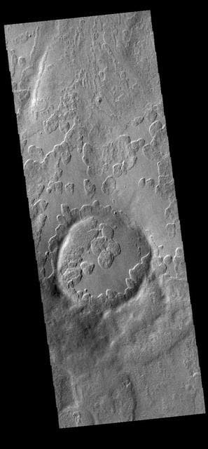 NASA image: Peneus Patera