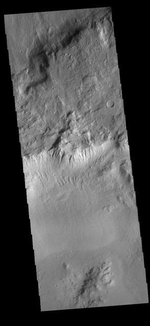 NASA image: Crater Gullies
