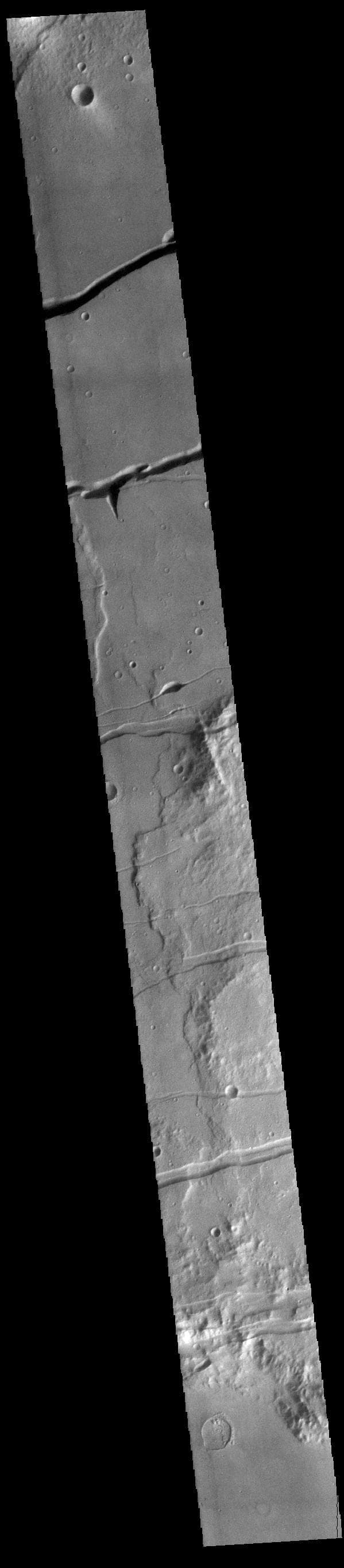 NASA image: Memnonia Fossae