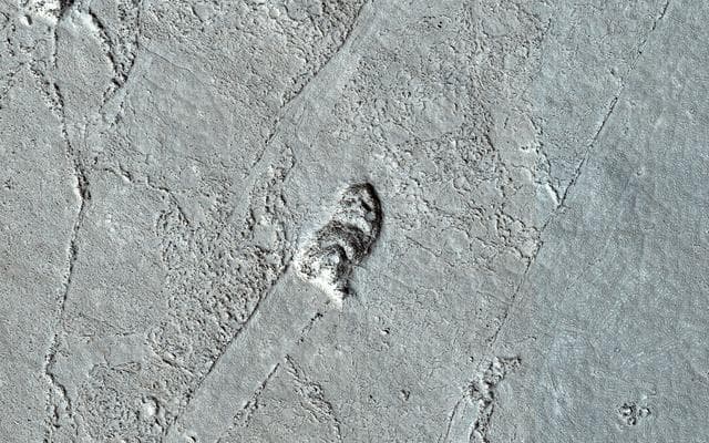 NASA image: In the Wake of Ancient Lava Flows
