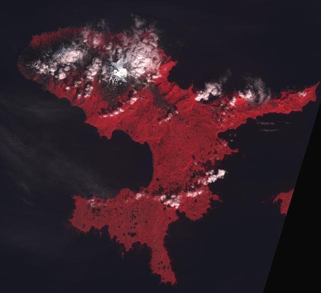 NASA image: Takawangha Volcano, Alaska