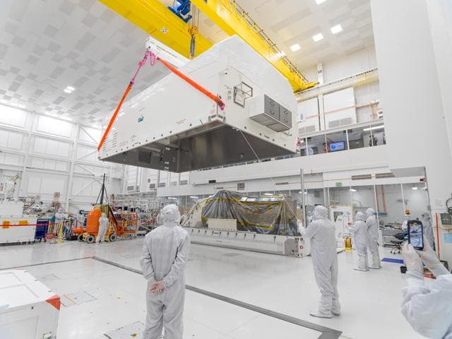 NASA image: NISAR Science Payload Gets Packaged for Shipment to India