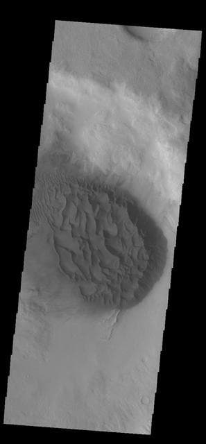 NASA image: Crater Dunes