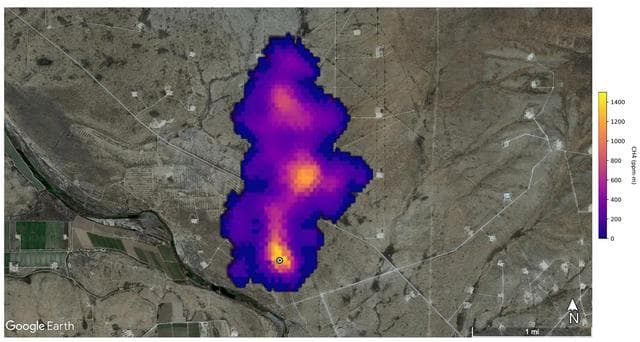 NASA image: EMIT Spots Methane Hotspots