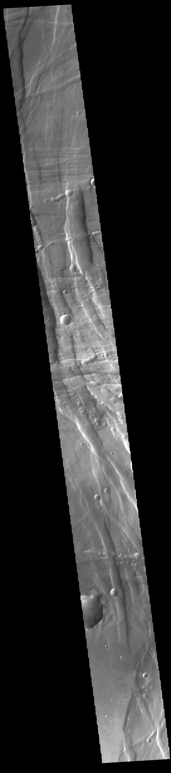 NASA image: Claritas Fossae