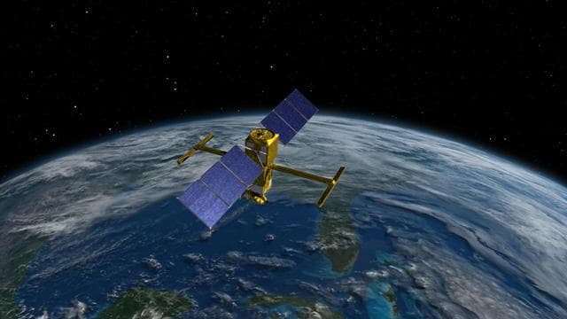 NASA image: SWOT Above Earth (Illustration)