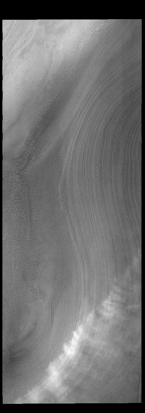 NASA image: South Polar Clouds