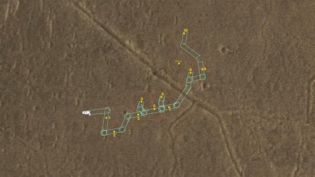 A Map of Perseverance's Depot Samples