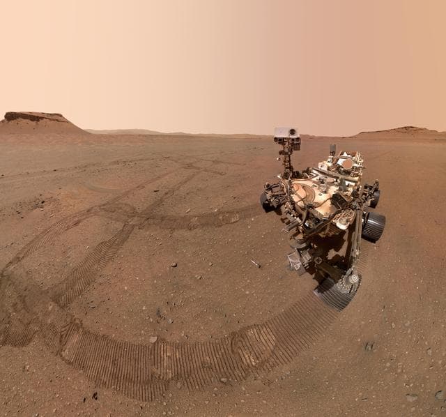 NASA image: Perseverance's Three Forks Sample Depot Selfie