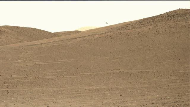 NASA image: Perseverance's Mastcam-Z Views Ingenuity's 47th Takeoff