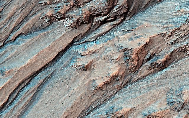 NASA image: Gully Activity in Triolet Crater