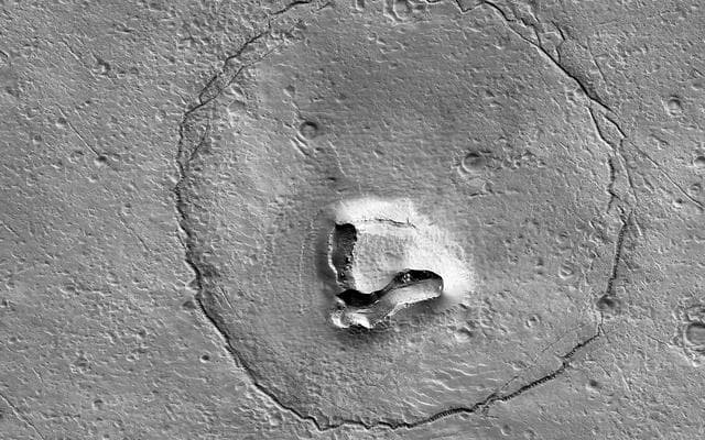 NASA image: A Bear on Mars?