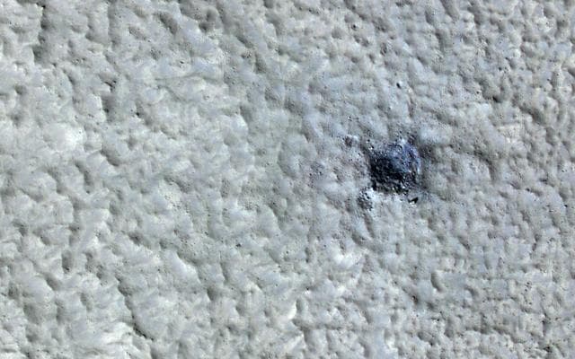 NASA image: A New Impact Event