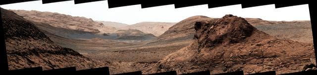 NASA image: Curiosity Views Gediz Vallis