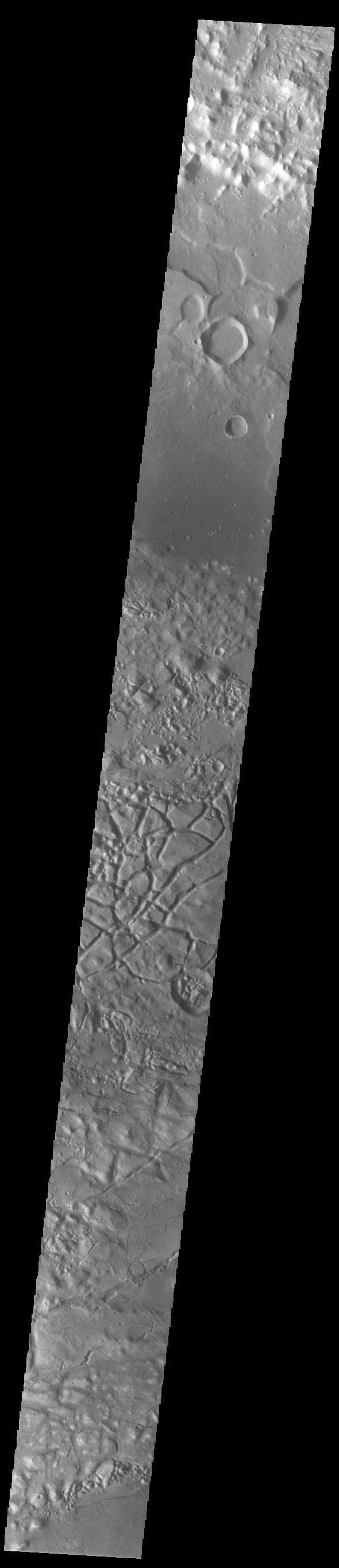 NASA image: Gorgonum Chaos