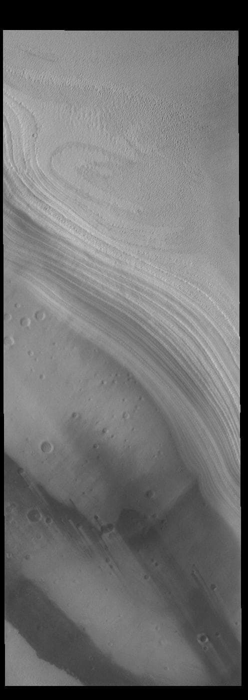 NASA image: South Polar Layers