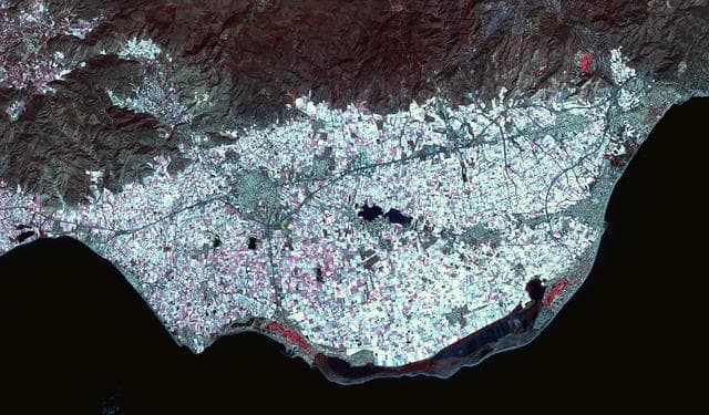NASA image: Poniente Almeriense, Spain