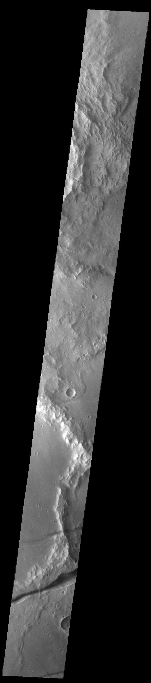 NASA image: Memnonia Fossae
