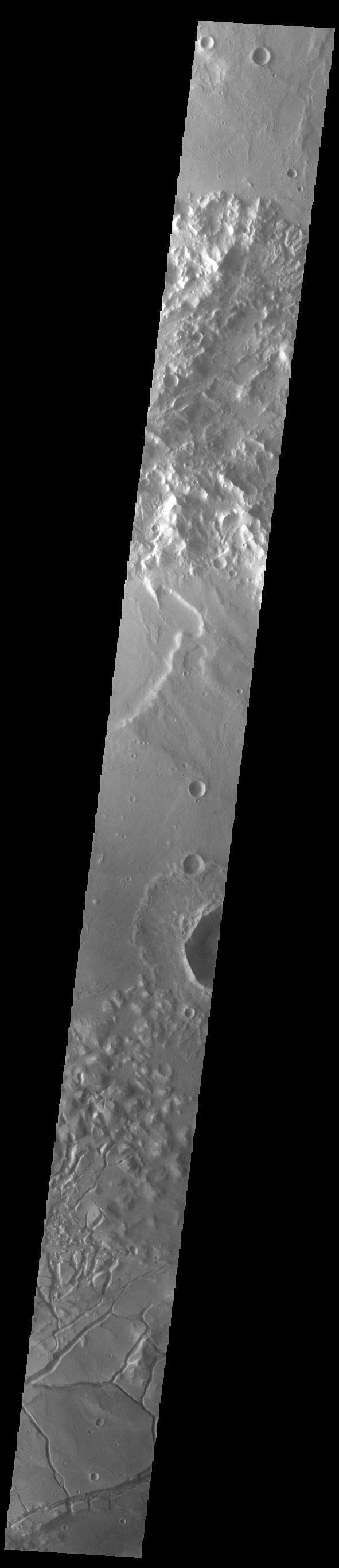 NASA image:  Gorgonum Chaos