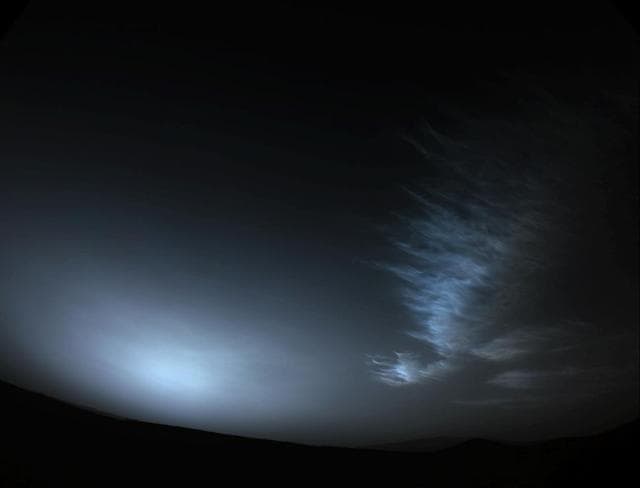 NASA image: Perseverance Views Drifting Clouds
