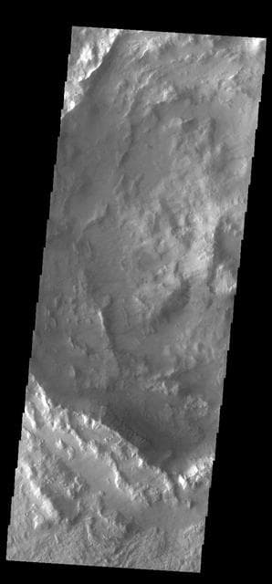 NASA image:  Rugged Crater Floor