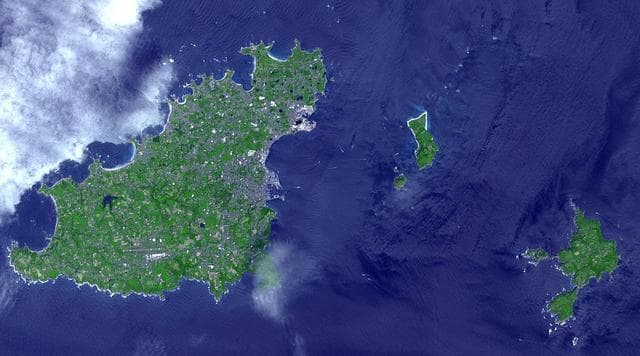 NASA image: Sark, English Channel Islands
